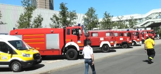 @fire Hilfskonvoi startet in die Ukraine @fire Hilfskonvoi startet in die Ukraine