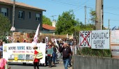 Manifestation contre le projet ferroviaire LGV sud ouest 