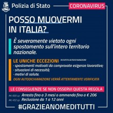 Italy in lockdown 