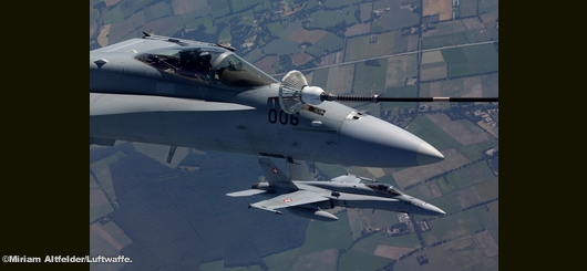 SAF F/A-18 A2A refuelling