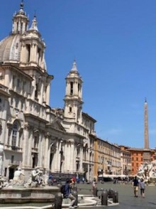 Navona Place, Rome, Italy