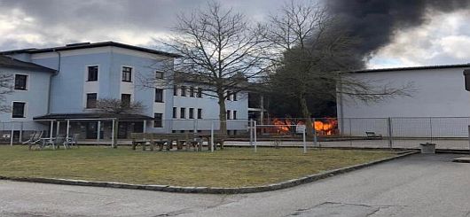 Brand Schulzentrum Neuhofen/Kr