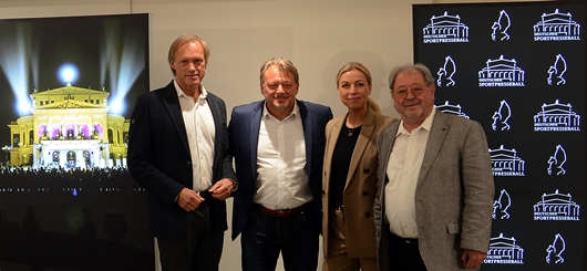 Gerhard Delling. Jörg Müller (Metropress), Walter Mirwald, Sandra Sondermann.