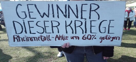 Plakat einer Teilnehmerin