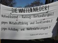 Transparent des Friedenstreffs Stuttgart Nord