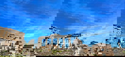 Il Foro Romano visto da via della Consolazione - Roma