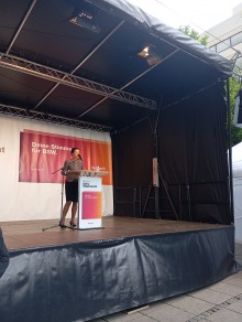 Sahra Wagenknecht, Stuttgart Schlossplatz, 25.05.2024