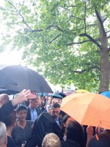 Sahra Wagenknecht in der Selfie-Ecke, Stuttgart, Schlossplatz, 25.05.2024