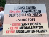 Schild. Friedensdemo. Frankfurt am Main, 29.06.24