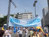 Aufzug. Friedensdemo. Frankfurt am Main, 29.06.24
