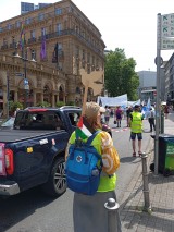 Teilnehmerin. Friedensdemo. Frankfurt am Main, 29.06.24