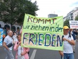 Demonstranten mit Banner, Berlin, 03.08.2024