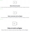 DIe Standardmeldungen von TikTok