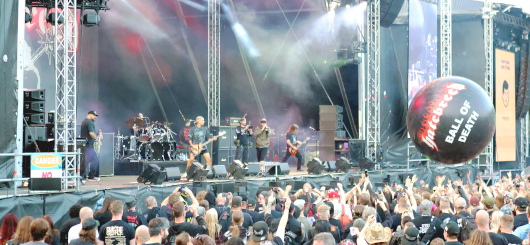 Hatebreed made fun with Ball of Death