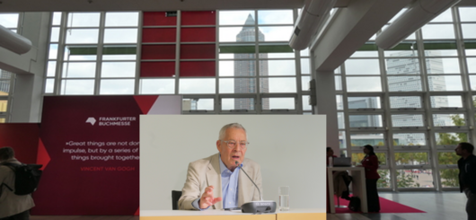 Fotomontage - Karl Schlögel / Frankfurter Buchmesse Ansicht