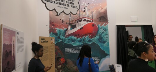 Ausstellungsansicht SHEROES Weltkulturen Museum Frankfurt am Main
