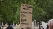 Manifestation le 1er mai 2023 à Bordeaux Suite de tension dans la réforme des retraites © cliché non libre de droits