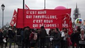 Manifestation le 1er mai 2023 à Bordeaux Suite de tension dans la réforme des retraites © cliché non libre de droits