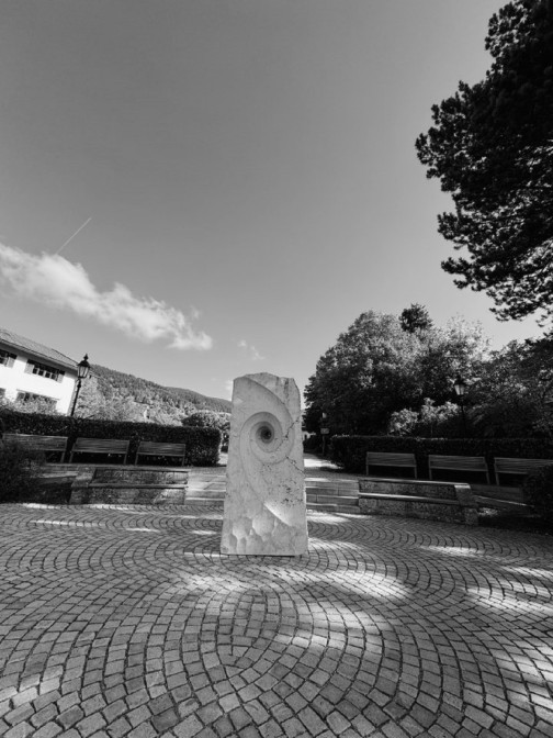 Skulptur am Tegernsee-Bayern 